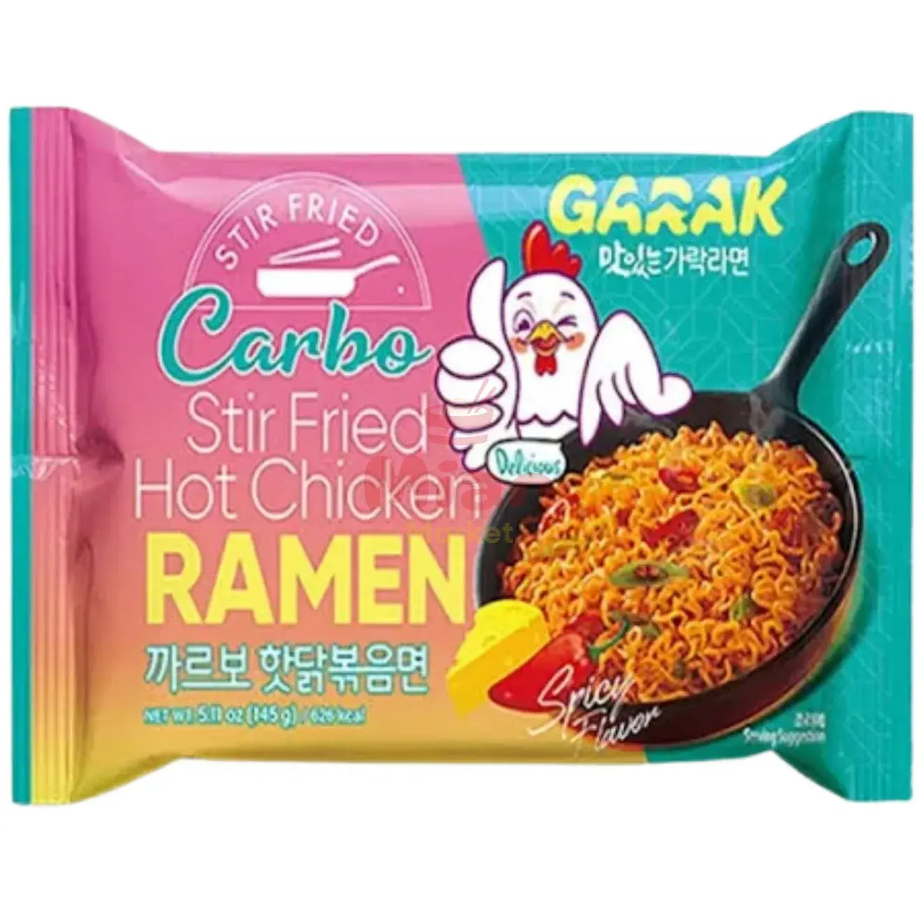 GARAK Instantnudeln Stir Fried Hot Chicken Carbo 145g Mian Market