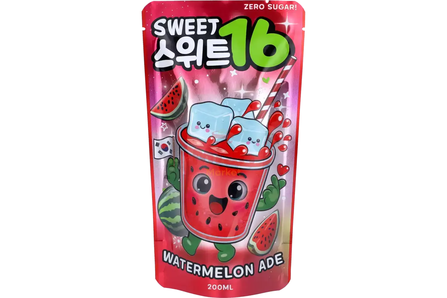 SWEET16 Watermelon Ade Zero Sugar 200ml - Mian Market