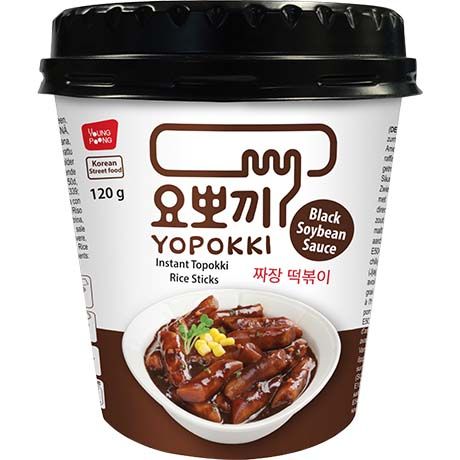 YOPOKKI Instant Topokki Black Soybean Sauce 120g