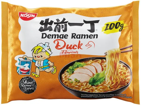 NISSIN Instantnudeln Demae Ramen Ente Flavour 100g