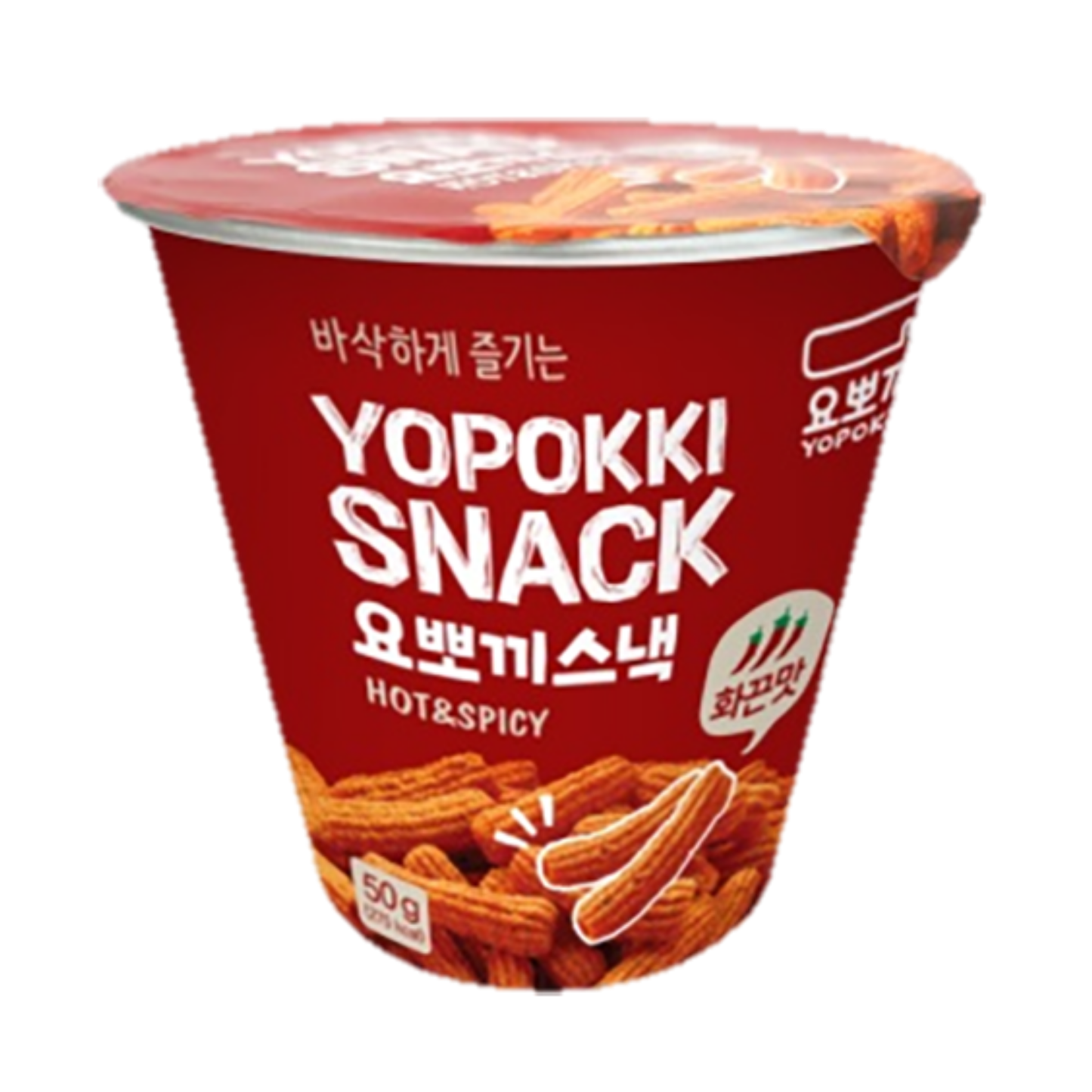 KR Yopokki Snack Hot & Spicy 50g