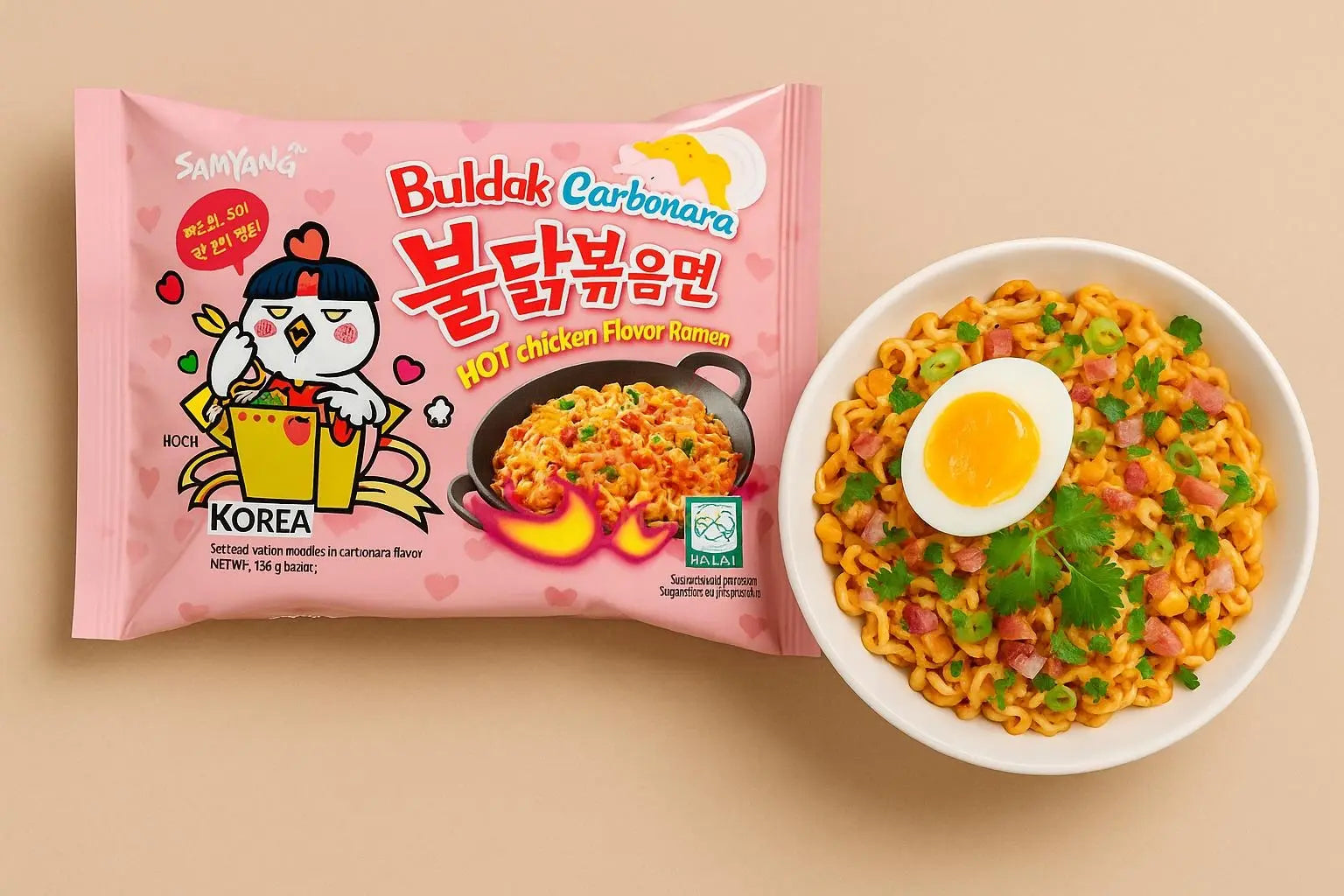 SAMYANG Buldak Carbonara Hot Chicken Flavor 130g