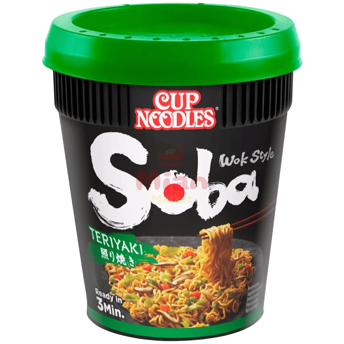 NISSIN Instantnudeln Soba Teriyaki Cup 90g - Mian Market
