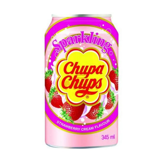 CHUPA CHUPS Sparkling Strawberry Cream 345ml