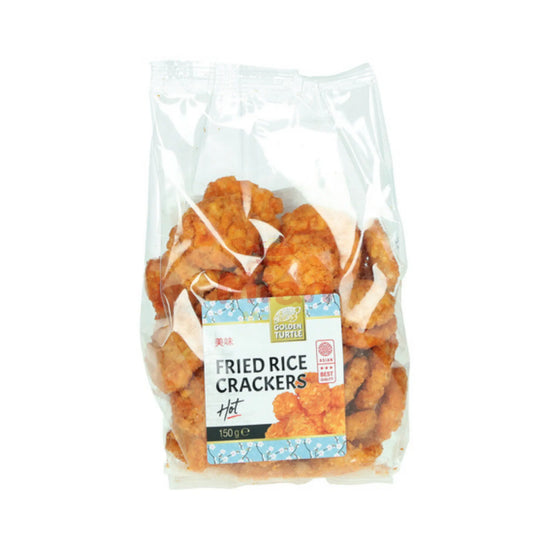 GOLDEN TURTLE Frittierte Reiscracker Hot 150g
