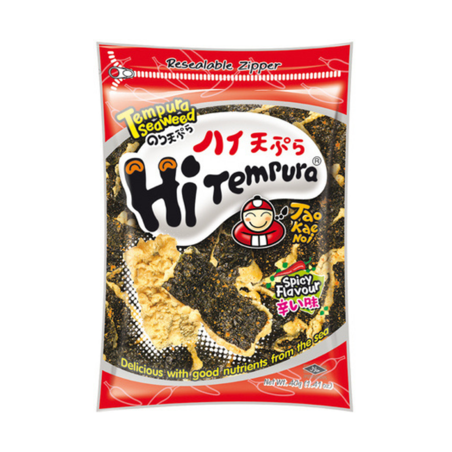 Hi Tempura Seaweed Snack Spicy 40g