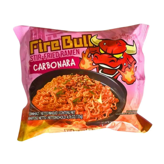 FIREBULL Instantnudeln Wok Rindfleisch Carbonara 137g