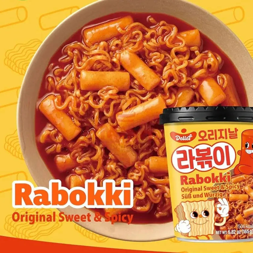 DELIEF Rabokki Topokki Original Sweet & Spicy 165g Delief