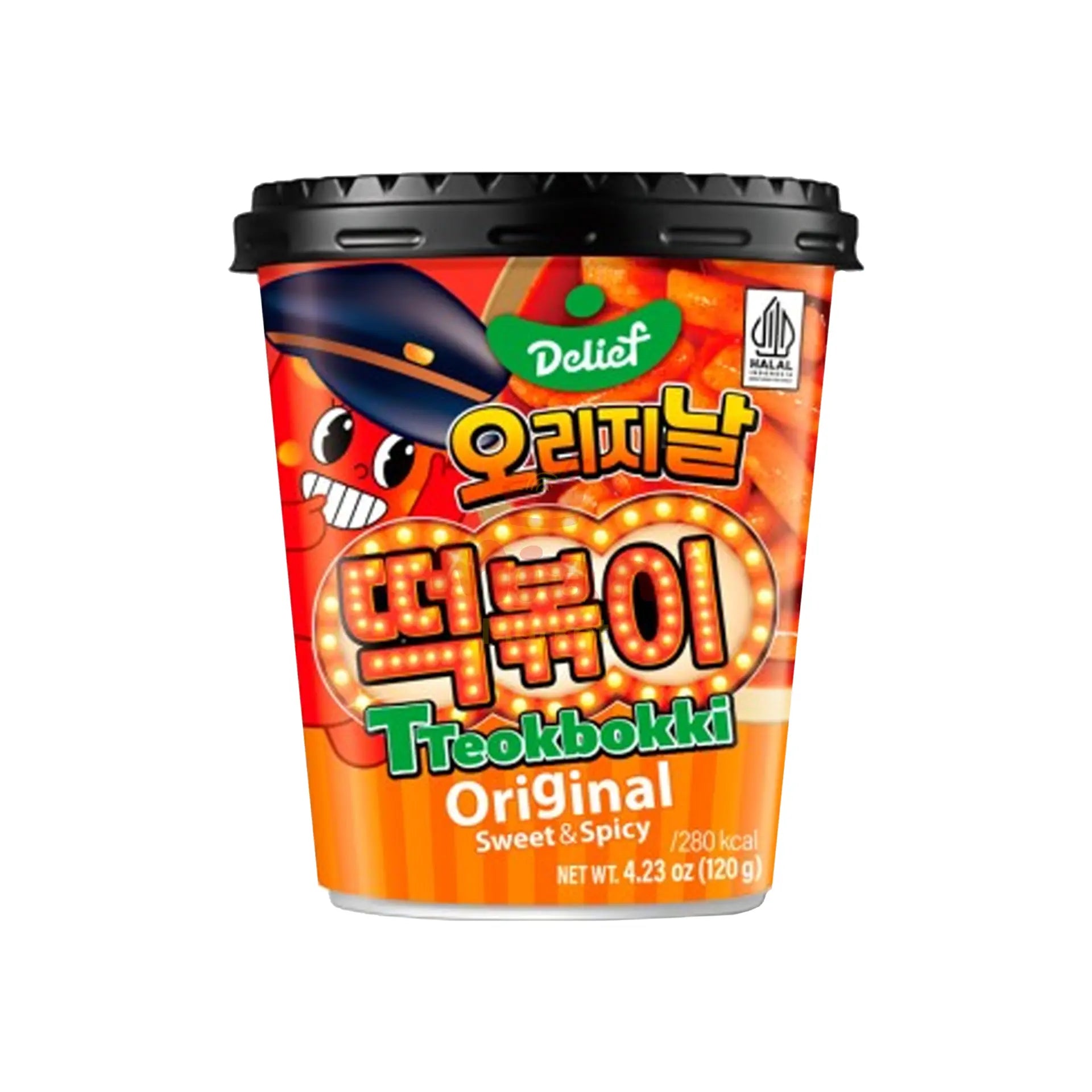 DELIEF Tteokbokki Original Sweet&Spicy Cup 120g Delief