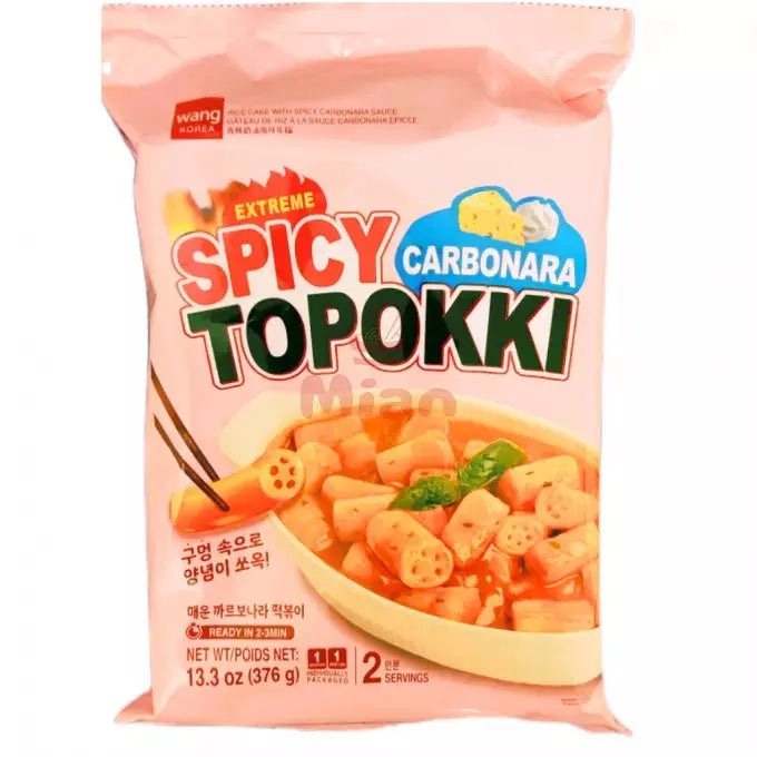 WANG Spicy Topokki Carbonara 376g Mian Market