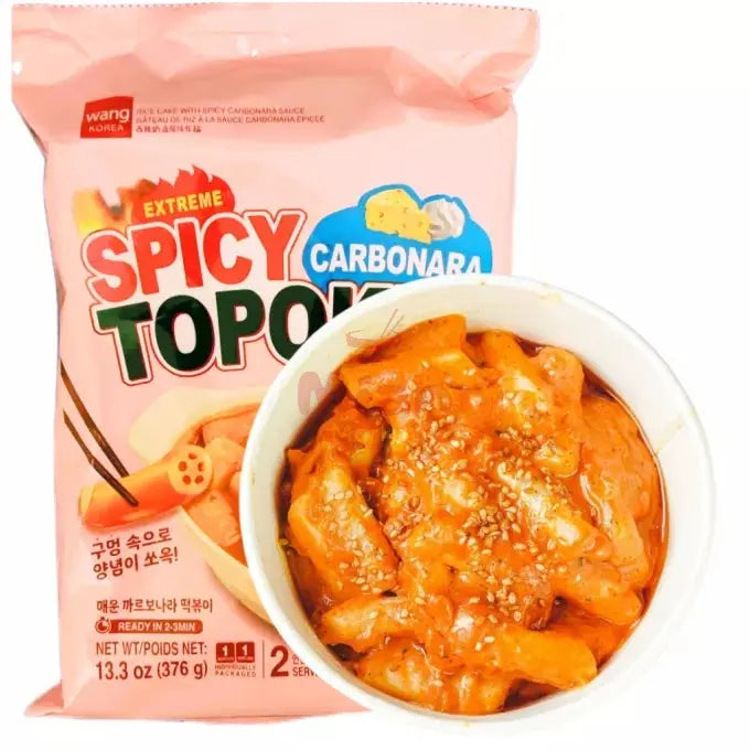 WANG Spicy Topokki Carbonara 376g Mian Market