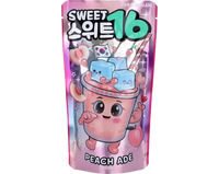 SWEET16 Peach Ade Zero Sugar 200ml - Mian Market