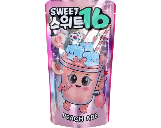 SWEET16 Peach Ade Zero Sugar 200ml
