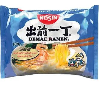 NISSIN Instantnudeln Demae Ramen Seafood 100g