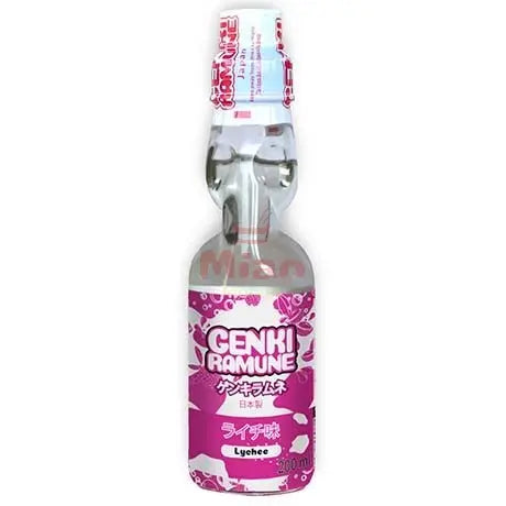 GENKI RAMUNE Soda Getränk Litschi 200ml