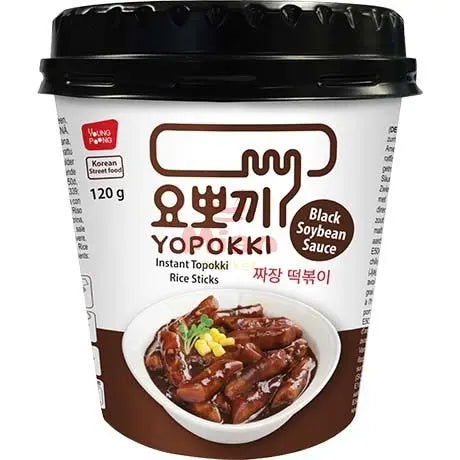 YOPOKKI Instant Topokki Black Soybean Sauce 120g