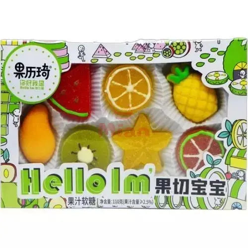 GLQ Marshmallow Hello Fruit Slice Shape 110g