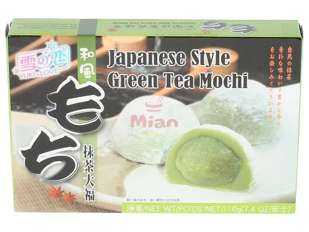 YUKI&LOVE Japanese Green Tea Mochi 210g - Mian Market