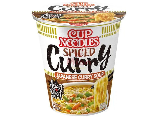 NISSIN CUP Instantnudeln Curry Japanese 67g