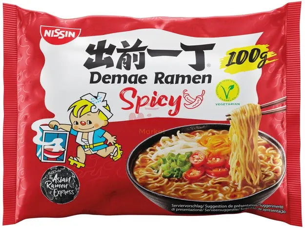 NISSIN Instantnudeln Demae Ramen Spicy Flavour 100g - Mian Market