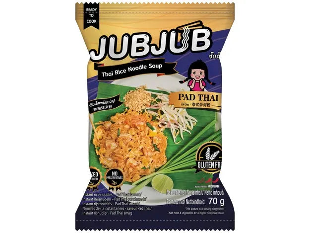 JUBJUB Instantreisnudeln Pad Thai 70g - Mian Market