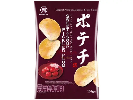 KOIKEYA Sweet&Sour Pickeled Plum Chips 100g