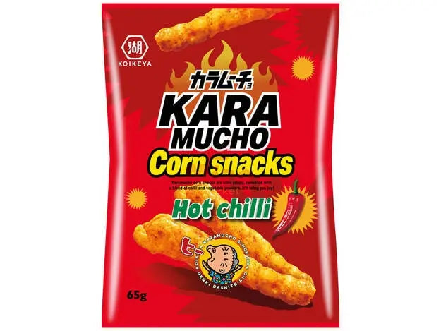 KOIKEYA Karamucho Hot Chili Corn Snacks 65g - Mian Market