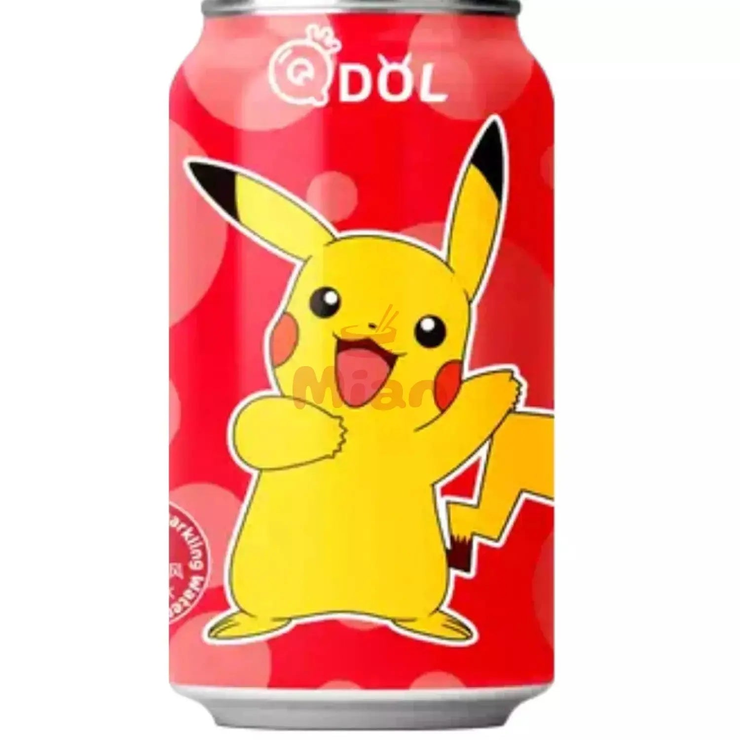 QDOL Pokémon Strawberry Sparkling Water 330ml Mian Market
