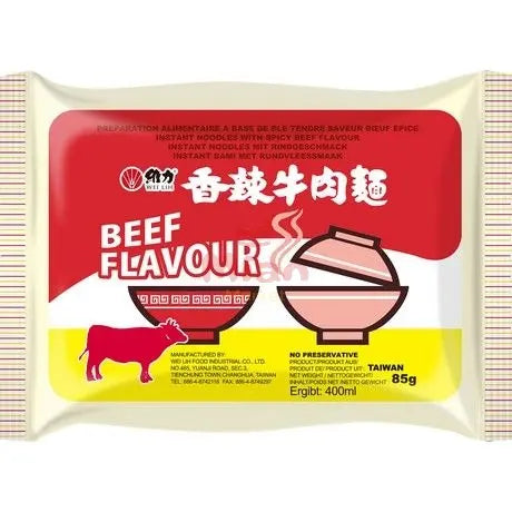 WEI LIH Instantnudeln Beef Flavour 85g