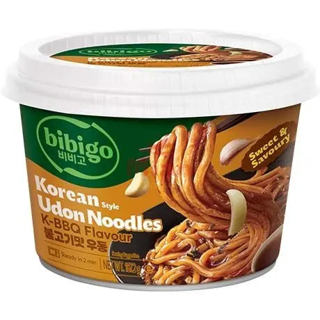BIBIGO Instantnudeln Udon Korean Style BBQ Bowl 187,2g
