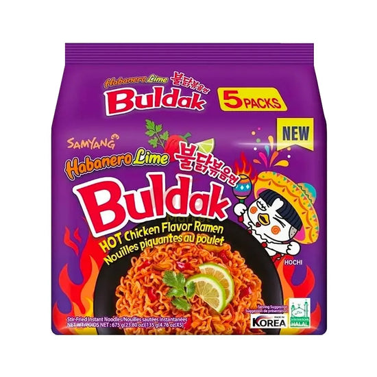 SAMYANG Instantnudeln Buldak Habanero Lime 5er Pack 5x135g