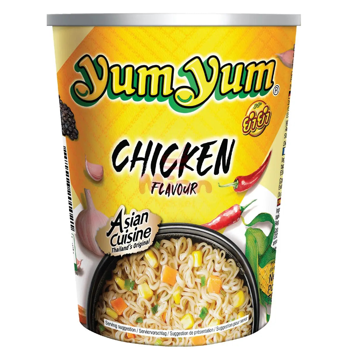 YUM YUM Instantnudeln Chicken Flavour Cup 70g Yum Yum