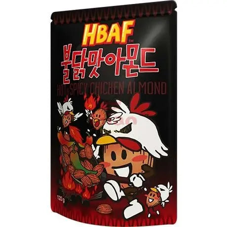 HBAF Mandel mit Hühnchengeschmack Hot & Spicy 120g