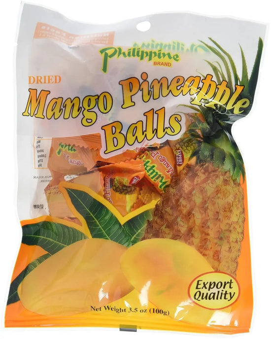 PHILIPPINE BRAND Mango Pineapple Balls 100g