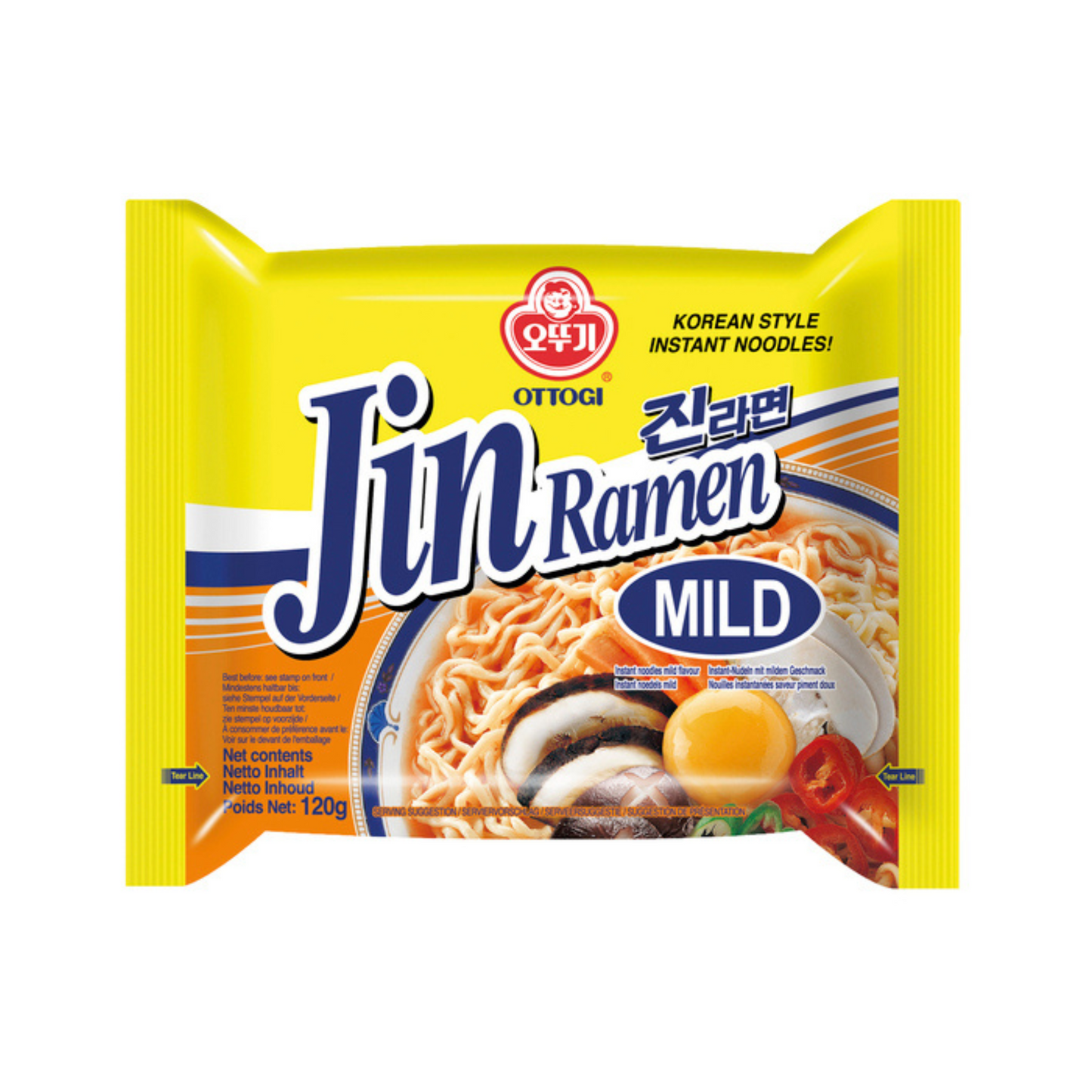 Instant Nudeln Jin Ramen Mild 120g