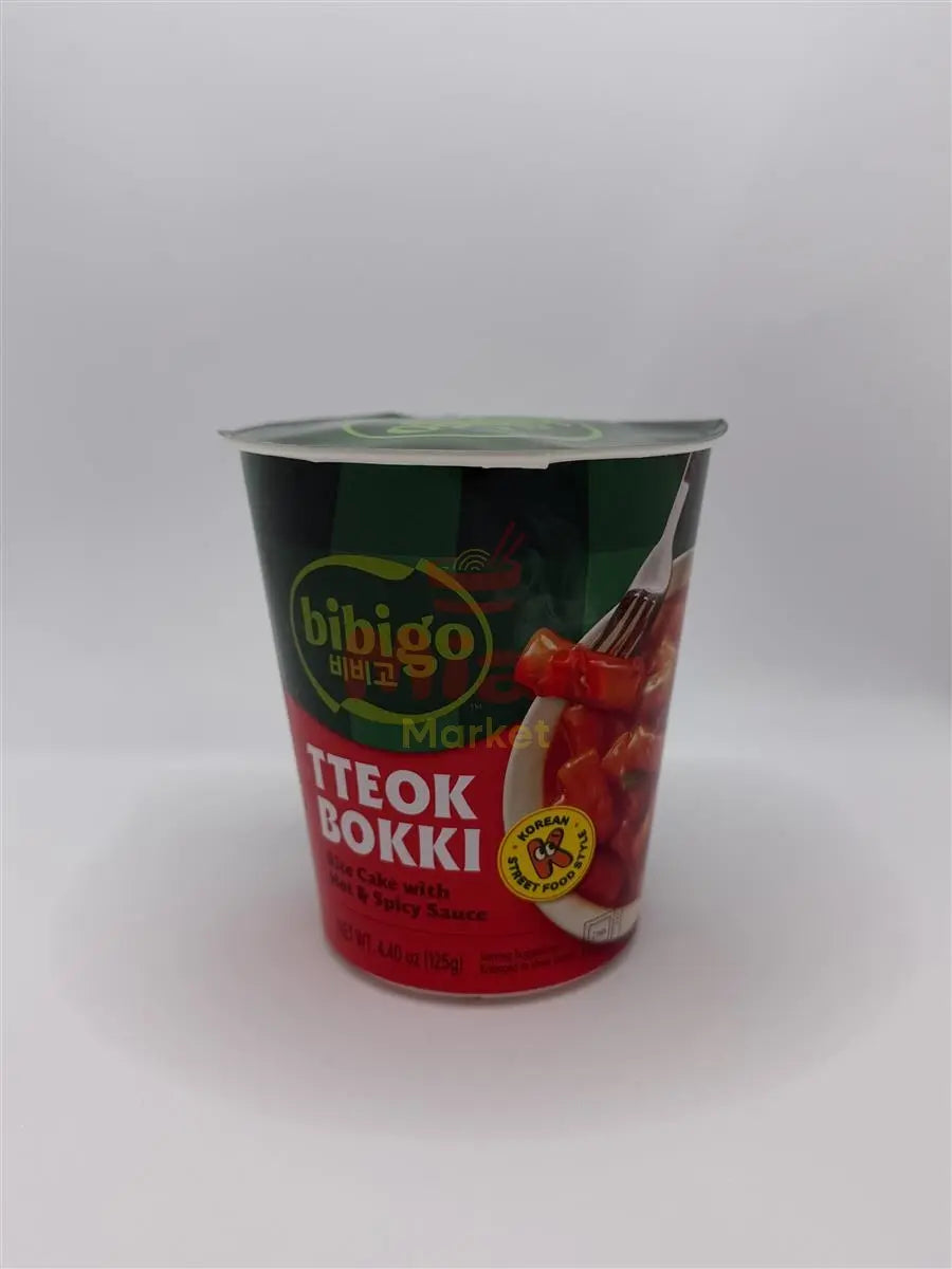 BIBIGO Tteokbokki Rice Cake Hot & Spicy 125g