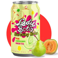 LADY BOBA Pear Melon Green Tea 315ml - Mian Market