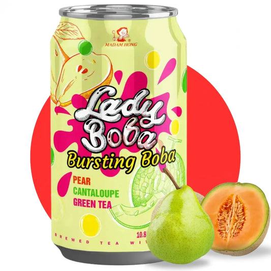 LADY BOBA Pear Melon Green Tea 315ml