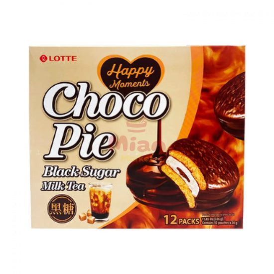 LOTTE Chocopie Black Sugar Milk Tea 336g