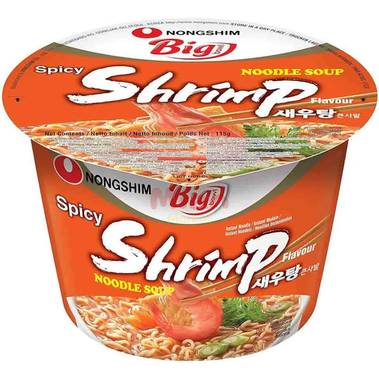 NONGSHIM Instantnudeln Spicy Shrimp Big Bowl 115g