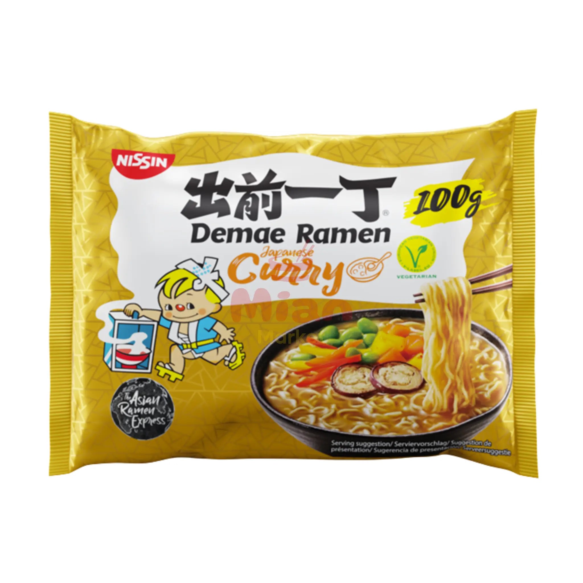 NISSIN Instantnudeln Demae Ramen Japanese Curry 100g - Mian Market