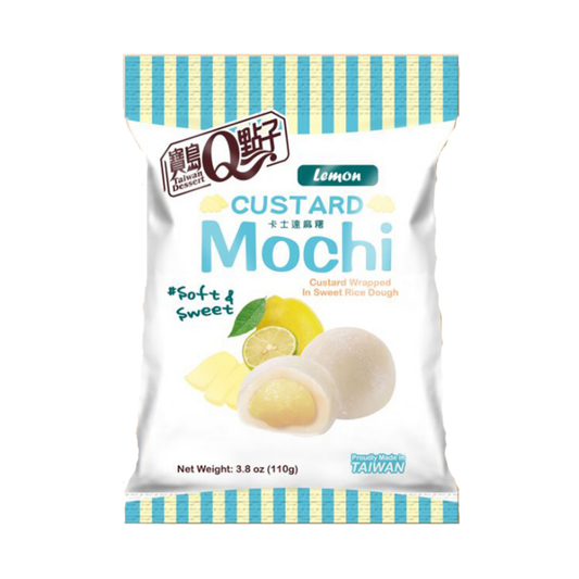 Q-BRAND Custard Mochi Lemon Flavor 110g