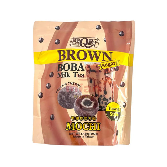 Q-BRAND Brown Sugar Boba Milk Tea Mochi 500g