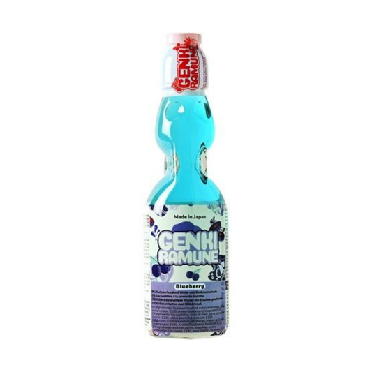 GENKI RAMUNE Soda Getränk Blaubeere 200ml