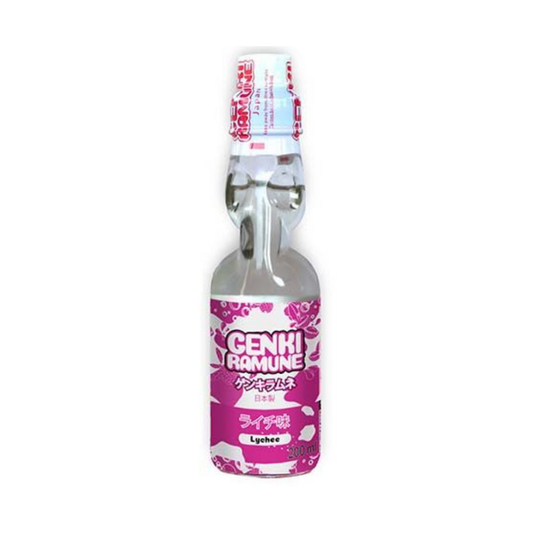 GENKI RAMUNE Soda Getränk Litschi 200ml