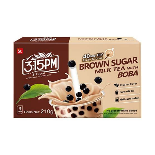 3:15 PM Bubble Milk Tea Brauner Zucker 210g