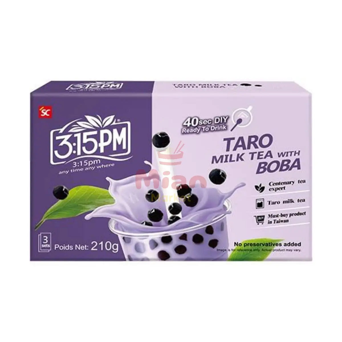 3:15PM Bubble Milk Tea Taro Kit 210g