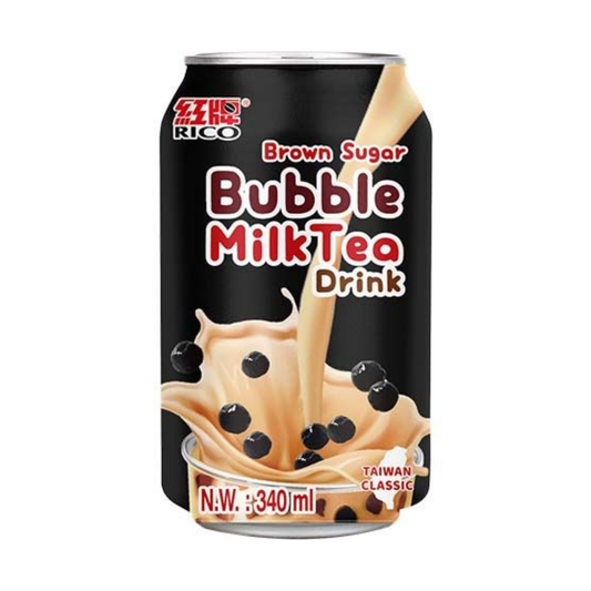 RICO Bubble Milk Tea-Getränk Brauner Zucker 340ml