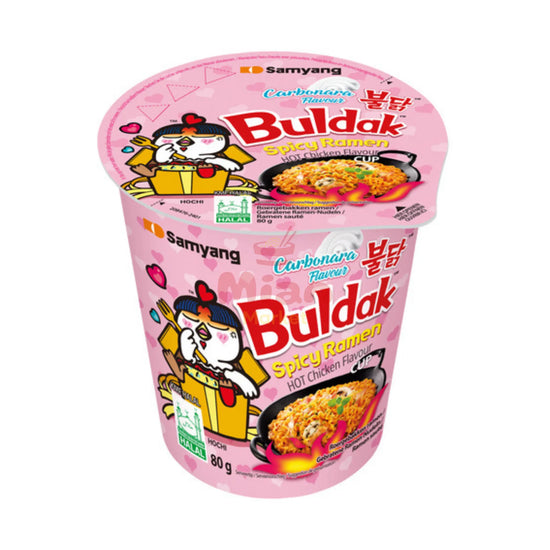 SAMYANG Instantnudeln Buldak Hot Chicken Carbonara Cup 80g