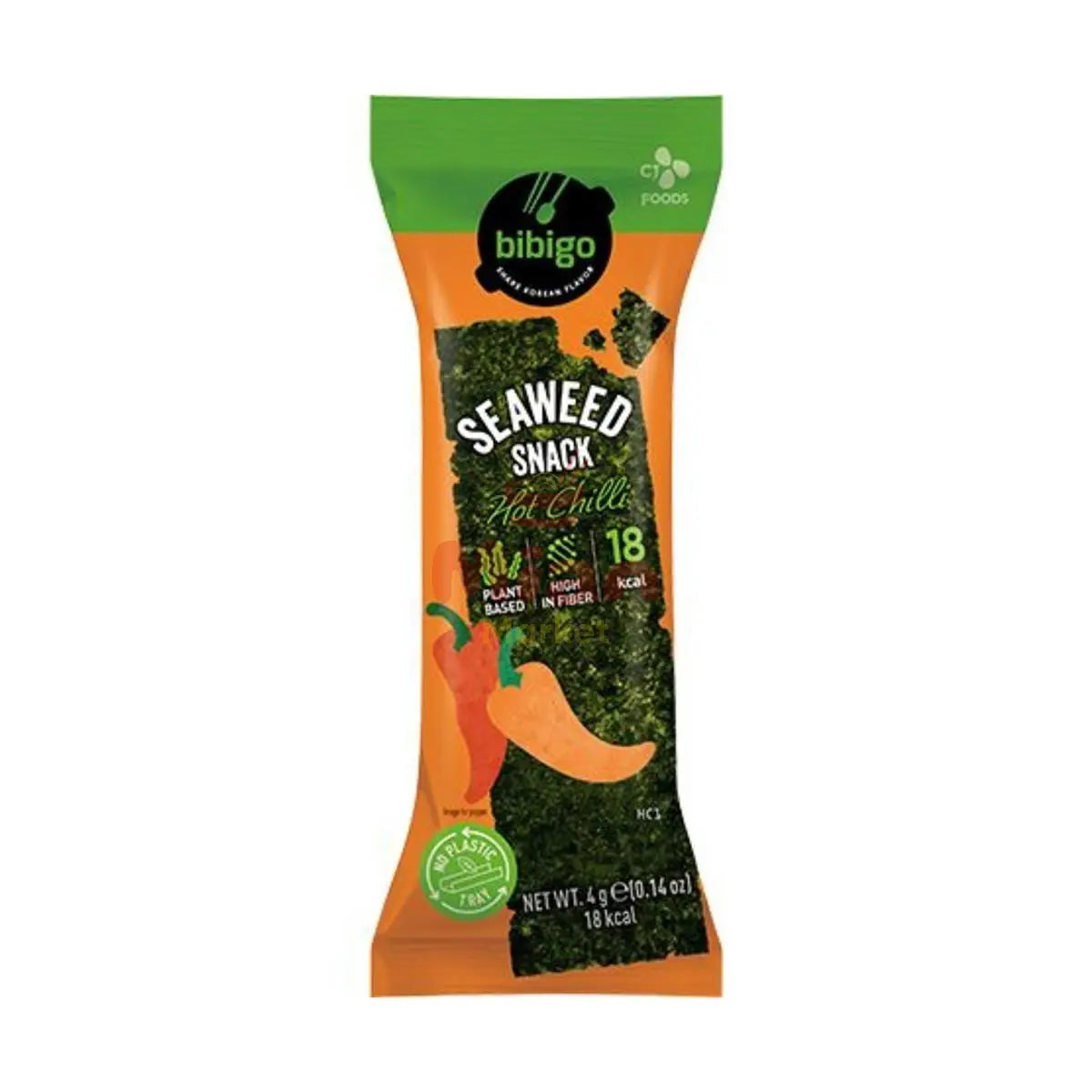 BIBIGO Seetang Snack Hot Chili 4g
